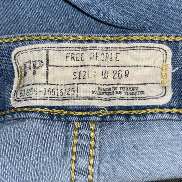 Free People Light Blue Flare Jeans - Picture 8 of 8